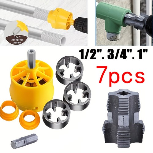 Pvc thread maker tool - maker, pipe